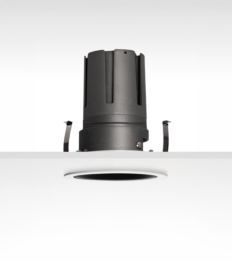 Múltiplo 33W aro recesado orientable con reflector blanco y negro