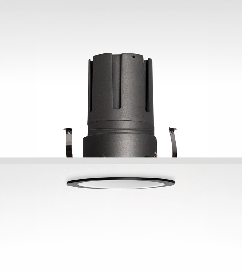 Múltiplo 33W aro recesado orientable con reflector blanco y negro