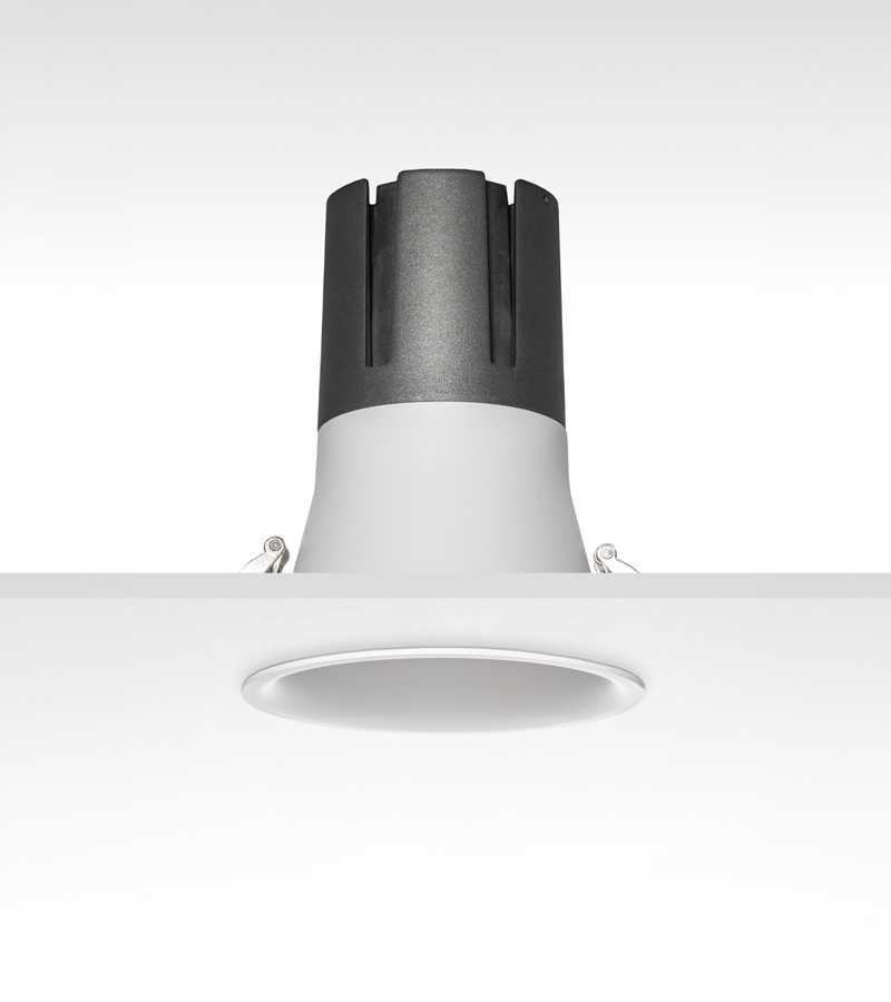 Múltiplo 33W aro extra recesado Blanco
