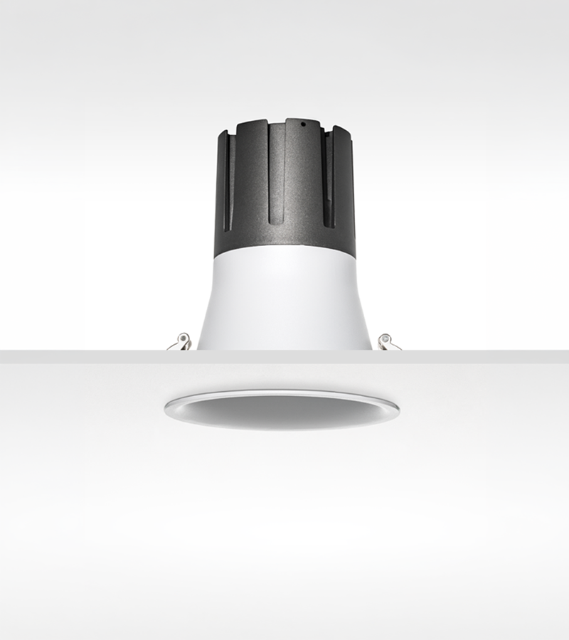 Múltiplo 42W aro extra recesado Blanco