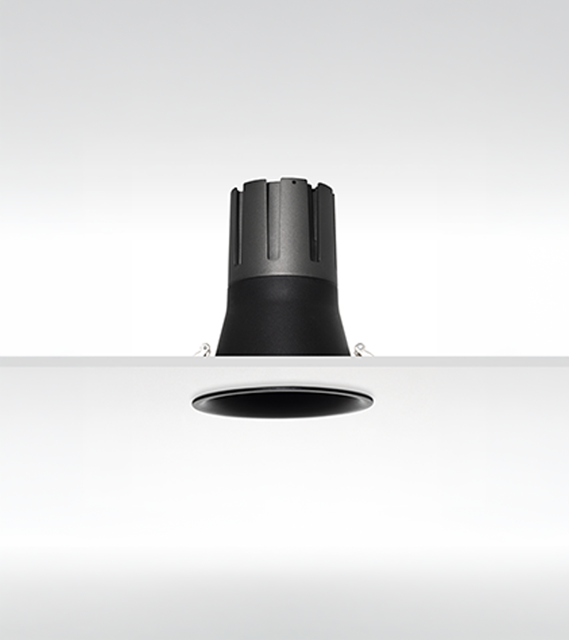 Múltiplo 42W aro extra recesado Negro