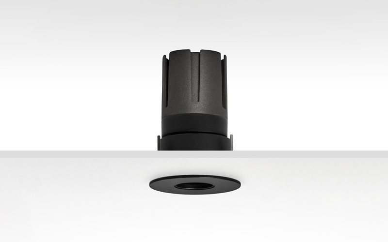 Múltiplo 15W aro enrasado orientable Negro