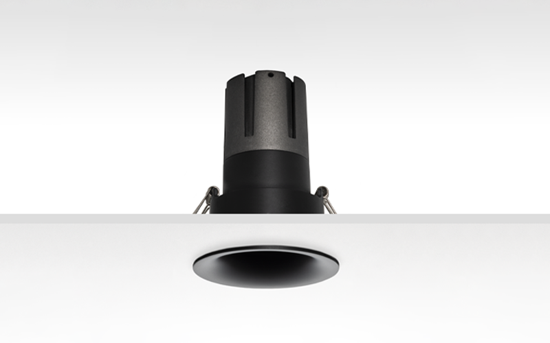 Múltiplo 15W aro recesado orientable Negro