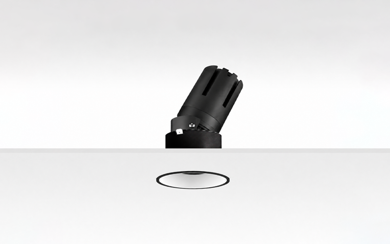 Múltiplo 15W aro recesado orientable trimless con reflector negro y blanco