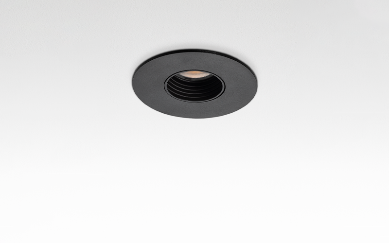 Múltiplo 9W aro enrasado orientable Negro