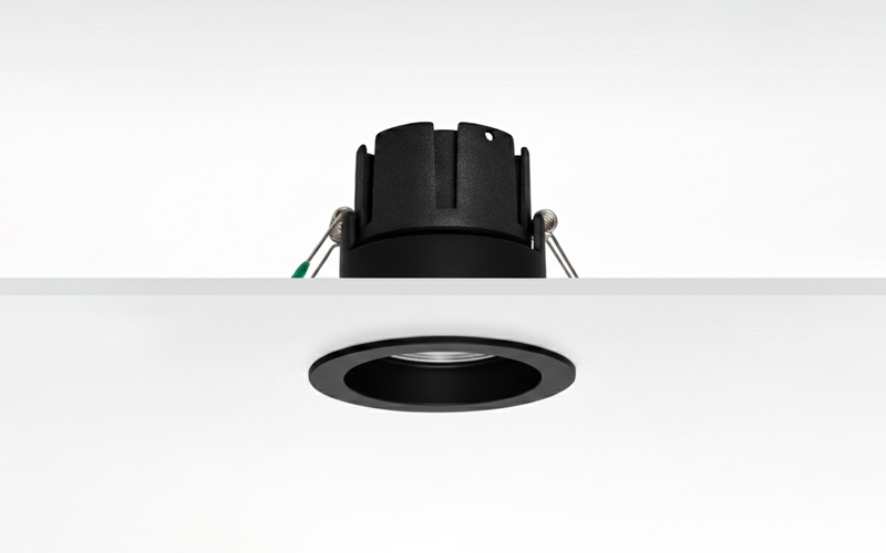 Múltiplo 9W aro recesado orientable 2 Negro