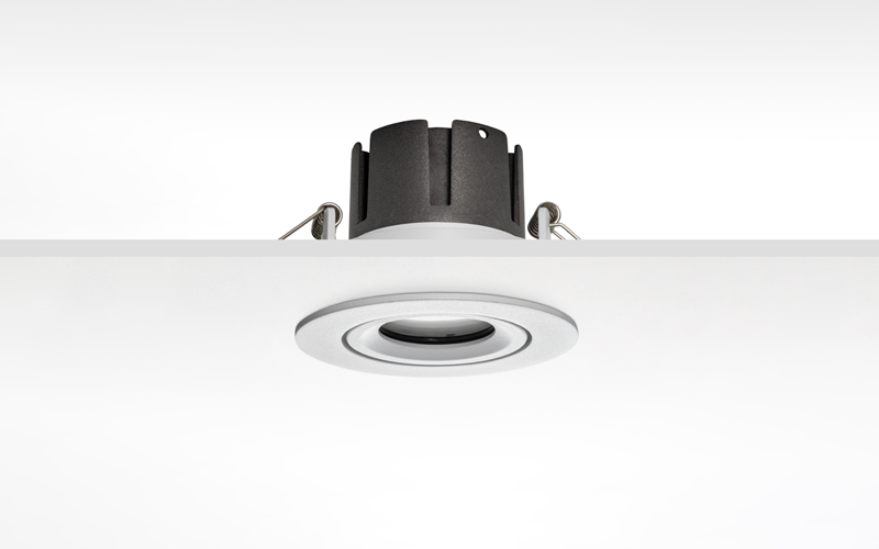 Múltiplo 9W aro enrasado orientable 2 Blanco
