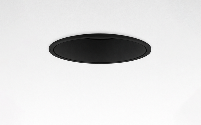 Múltiplo 9W aro recesado orientable trimless con reflector Negro