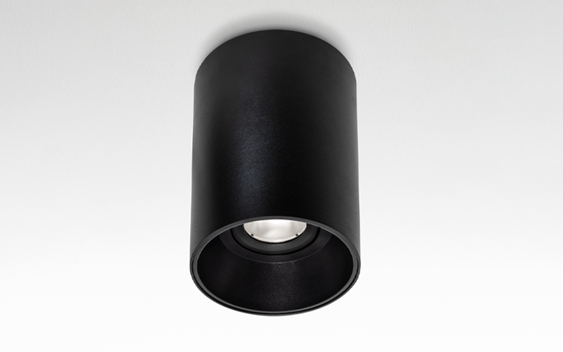 Múltiplo 9W acc. instalación superficie Negro