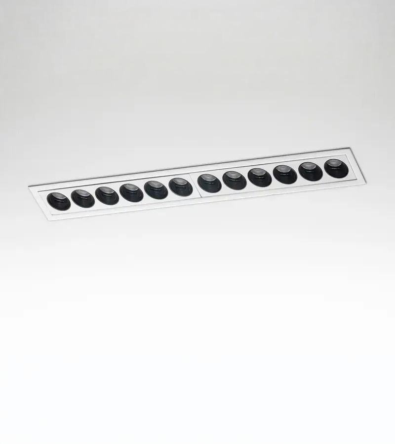 Oculus 2x10W Marco empotrado Blanco