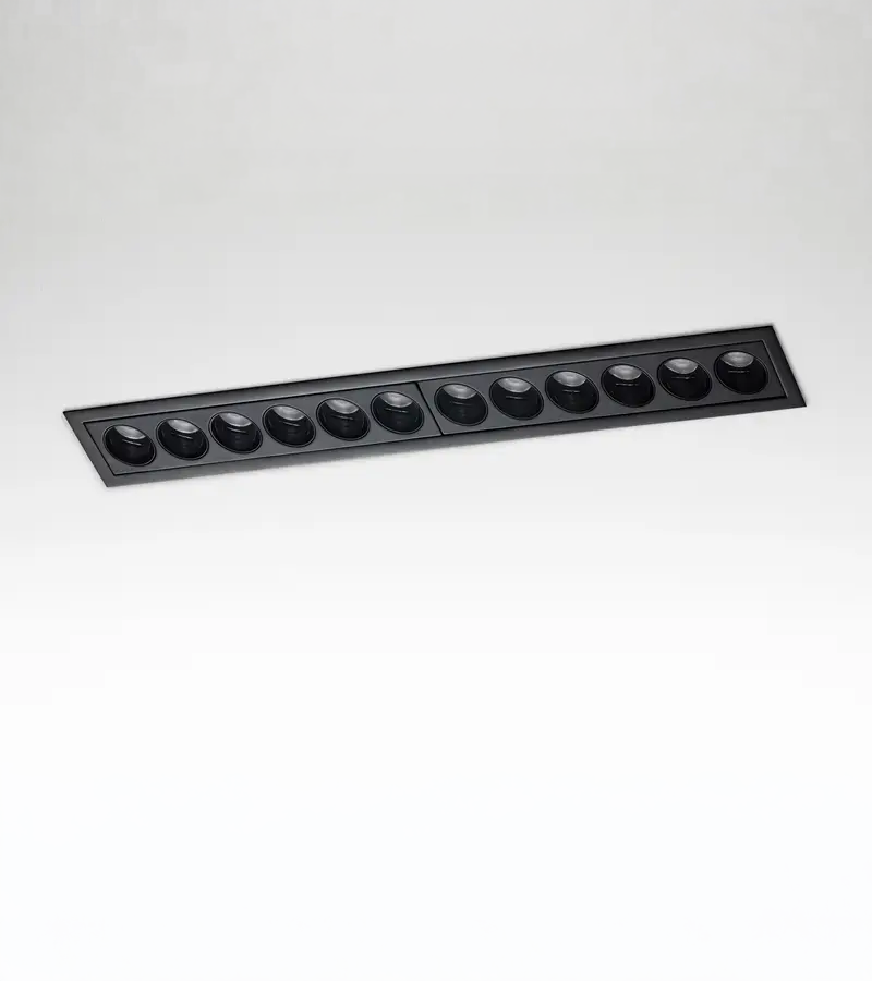 Oculus 2x10W Marco empotrado Negro