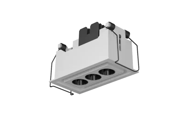 Oculus 5W Marco Empotrado Orientable Blanco