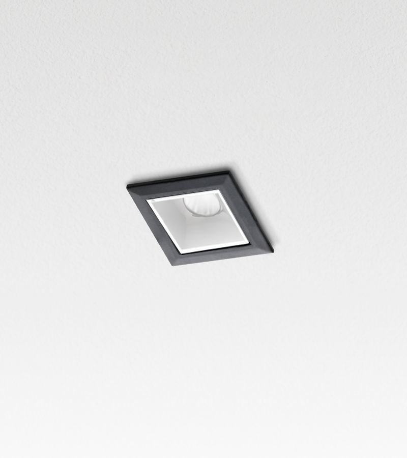 Zeta blanco reflector negro