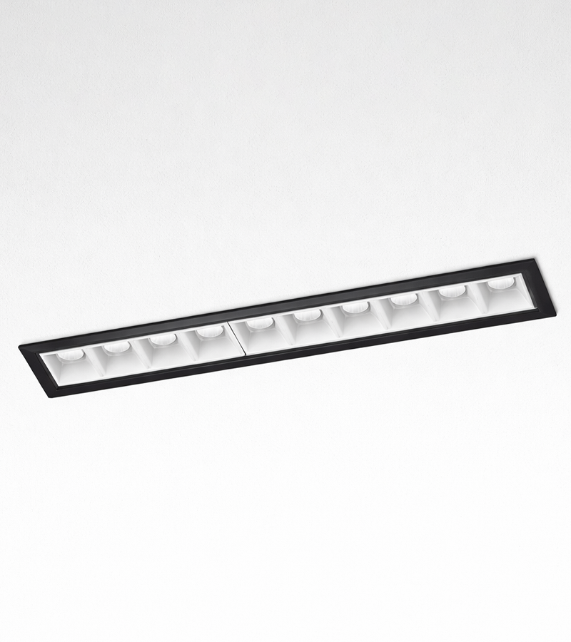 Zeta blanco reflector negro