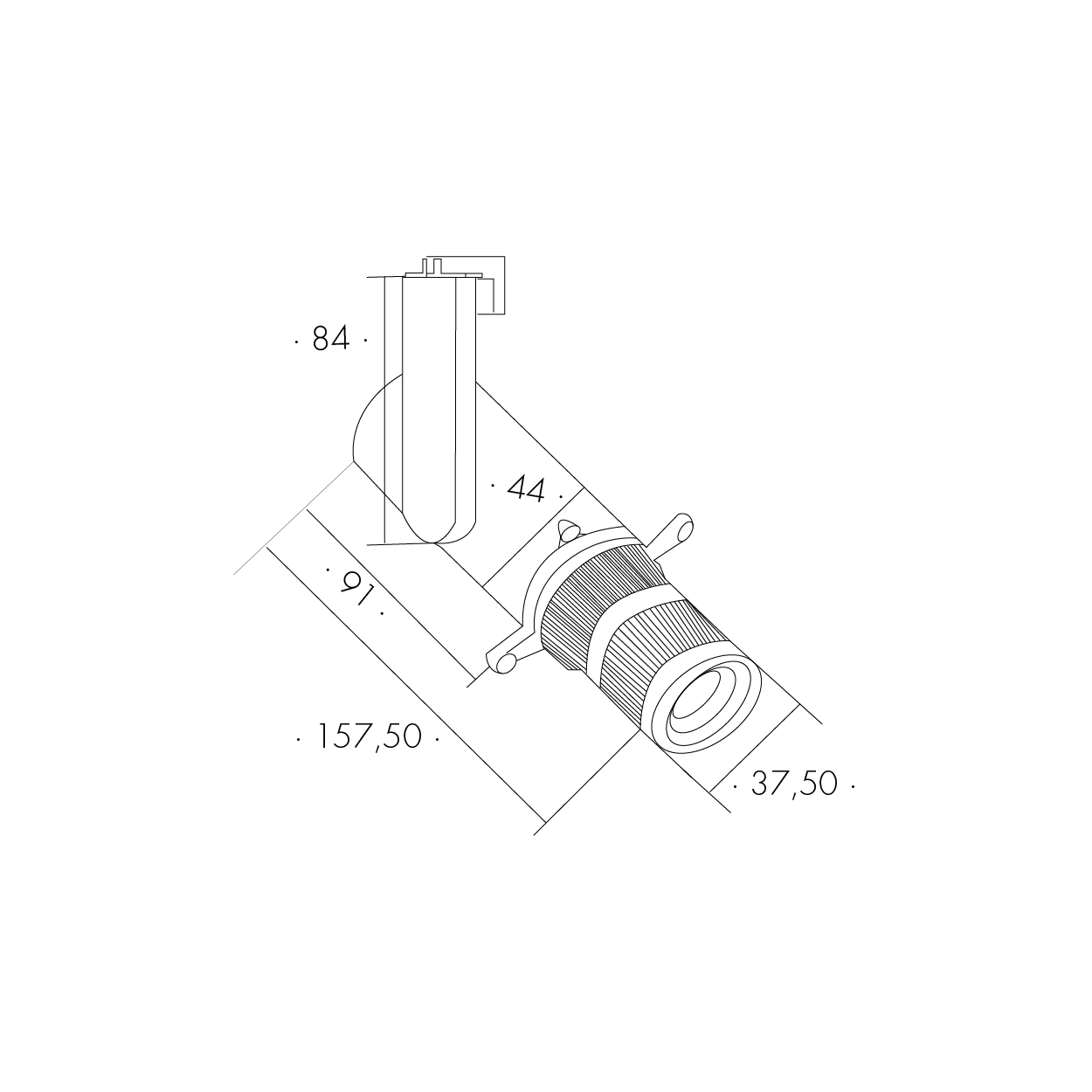 Iki 10 carril dibujo tecnico