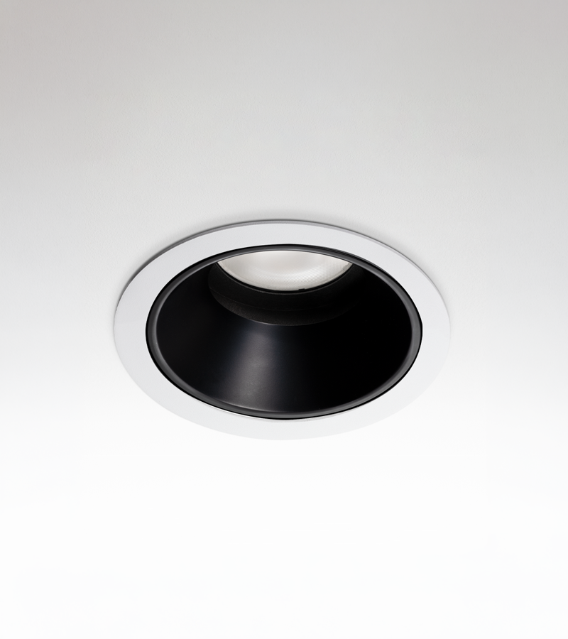 Múltiplo 24W aro recesado orientable con reflector blanco y negro