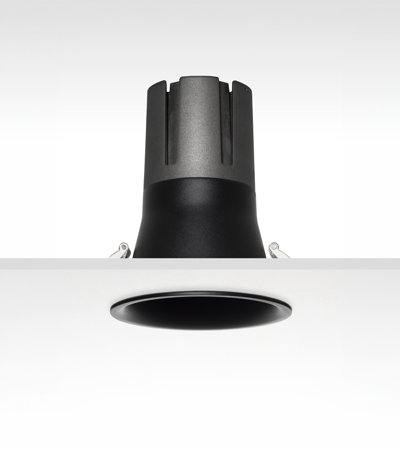 Múltiplo 24W aro extra recesado Negro