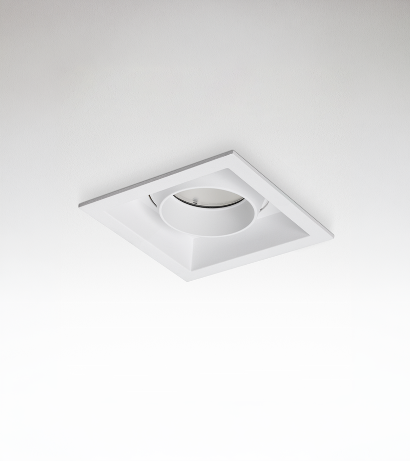 Múltiplo 24W aro multidireccional cuadrado  Blanco