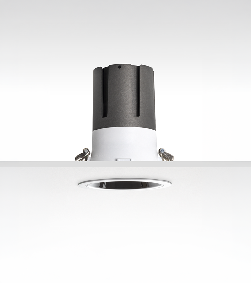 Múltiplo 24W aro extra recesado orientable fijo blanco con reflector  Blanco