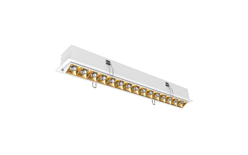 Color blanco reflector oro